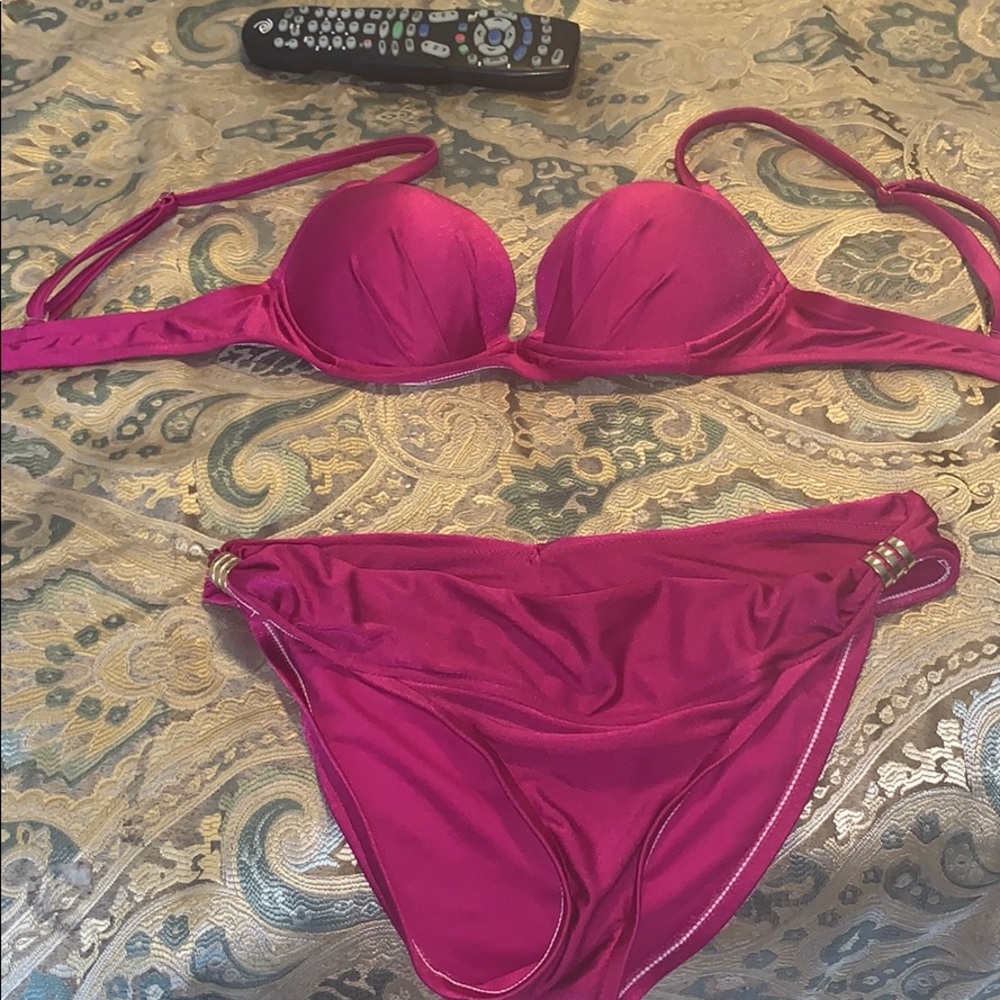 pink bathing suit small